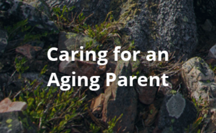 text: caring for an aging parents